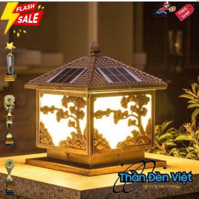Đèn trụ cổng năng lượng mặt trời giá rẻ