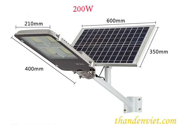 Đèn đường năng lượng mặt trời NK0012 200W