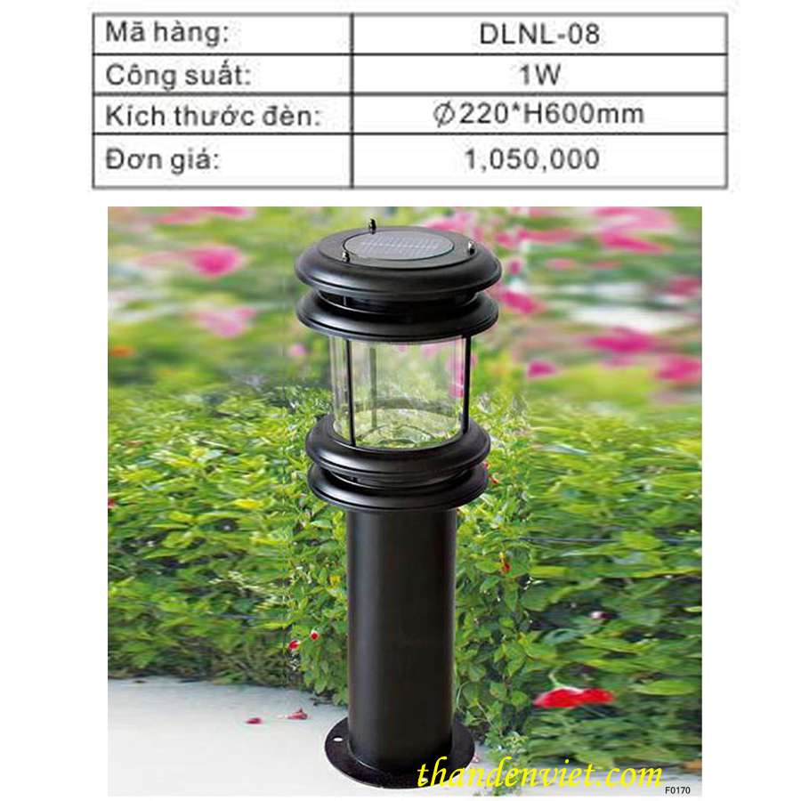 Đèn sân vườn năng lượng mặt trời DLNL-08 giá rẻ