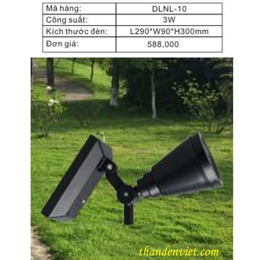 Đèn sân vườn năng lượng mặt trời DLNL-10 giá rẻ