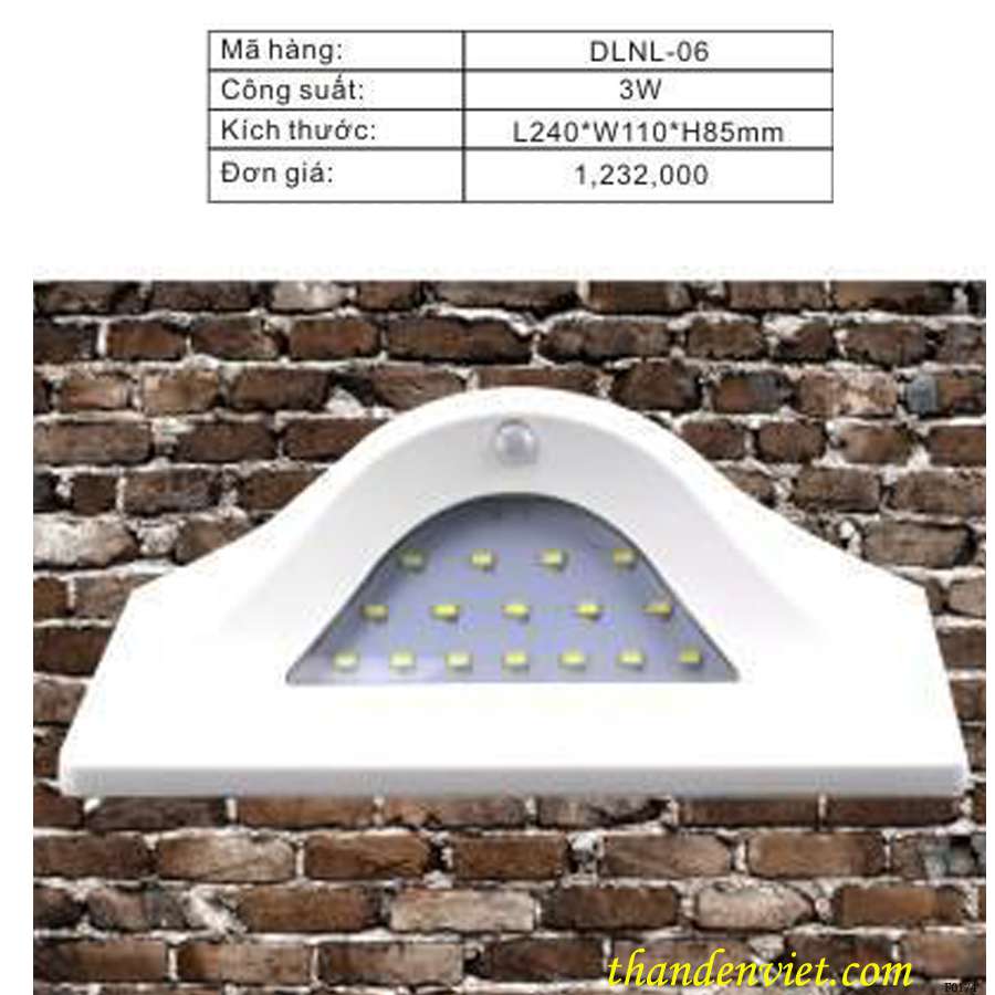  Đèn led năng lượng mặt trời DLNL-06 giá rẻ