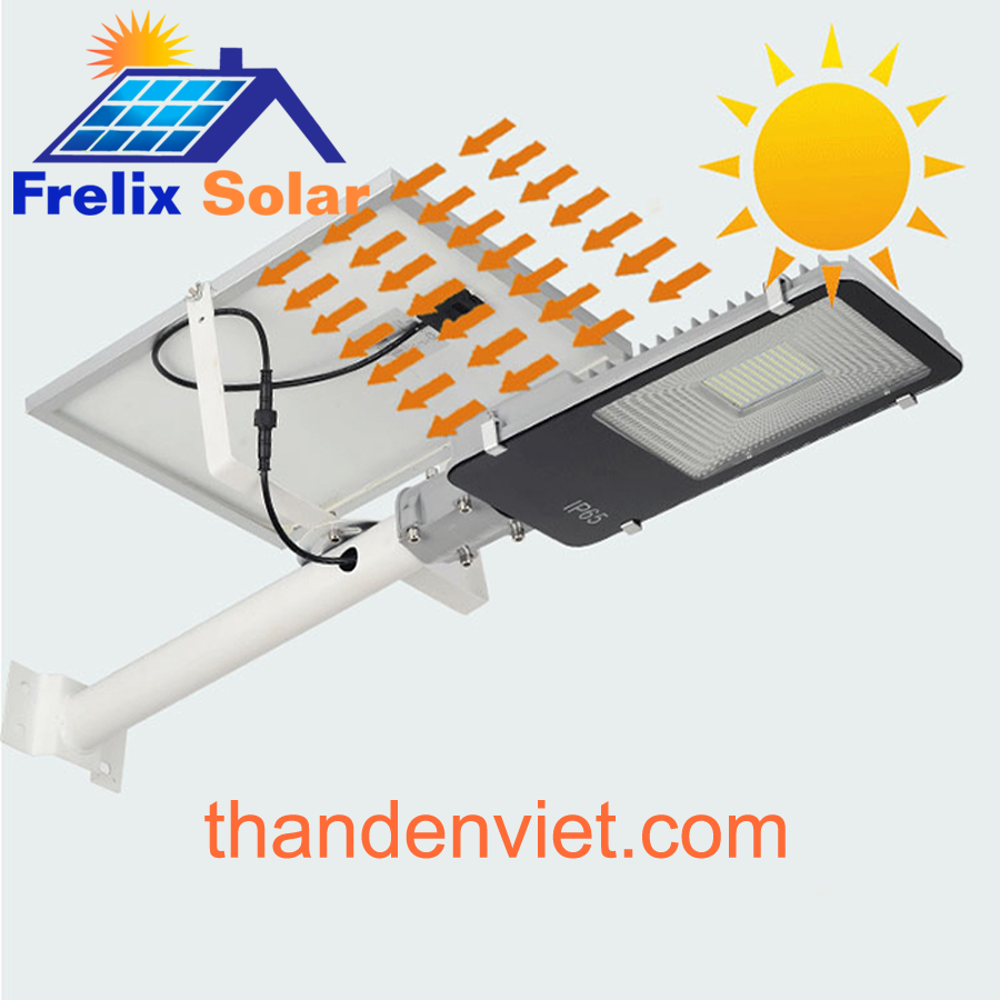 Đèn đường năng lượng mặt trời Frelix Solar Light VK622-D 100W