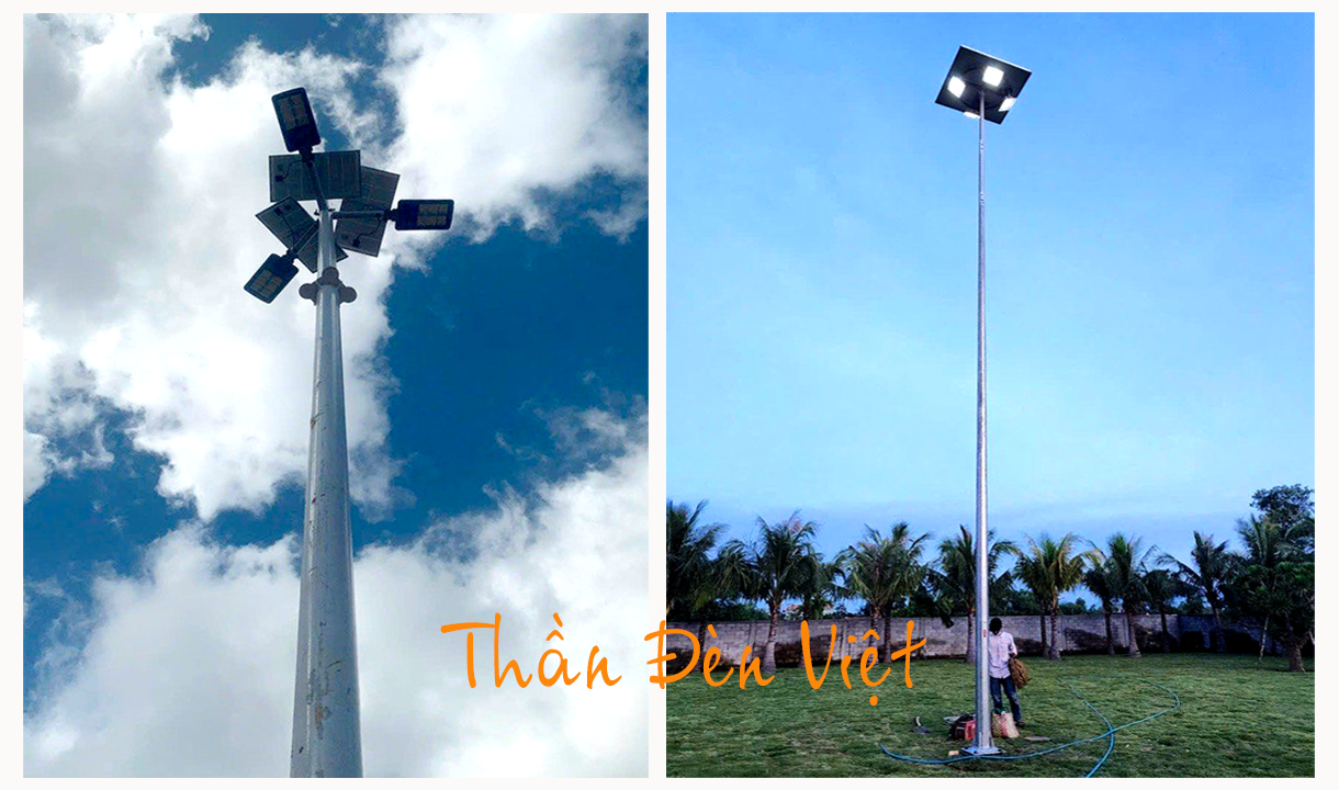 Hình ảnh dự án đèn năng lượng mặt trời Thần Đèn Việt
