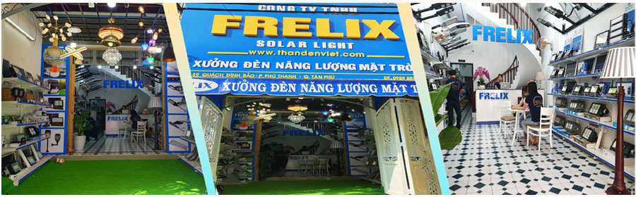 Xưởng gia công và Showroom đèn năng lượng mặt trời FRELIX tại Quận Tân Phú, TP.HCM