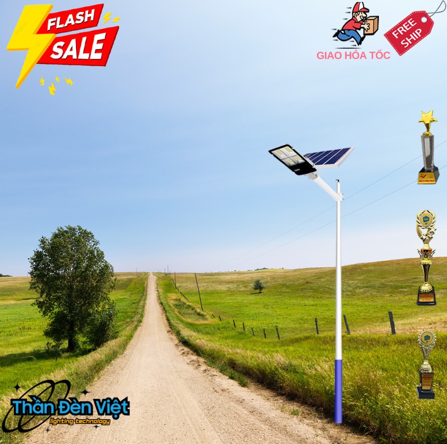 Đèn LED năng lượng mặt trời 200W