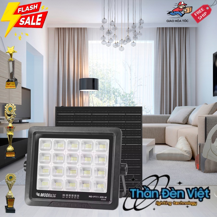 Bóng đèn năng lượng mặt trời 300W