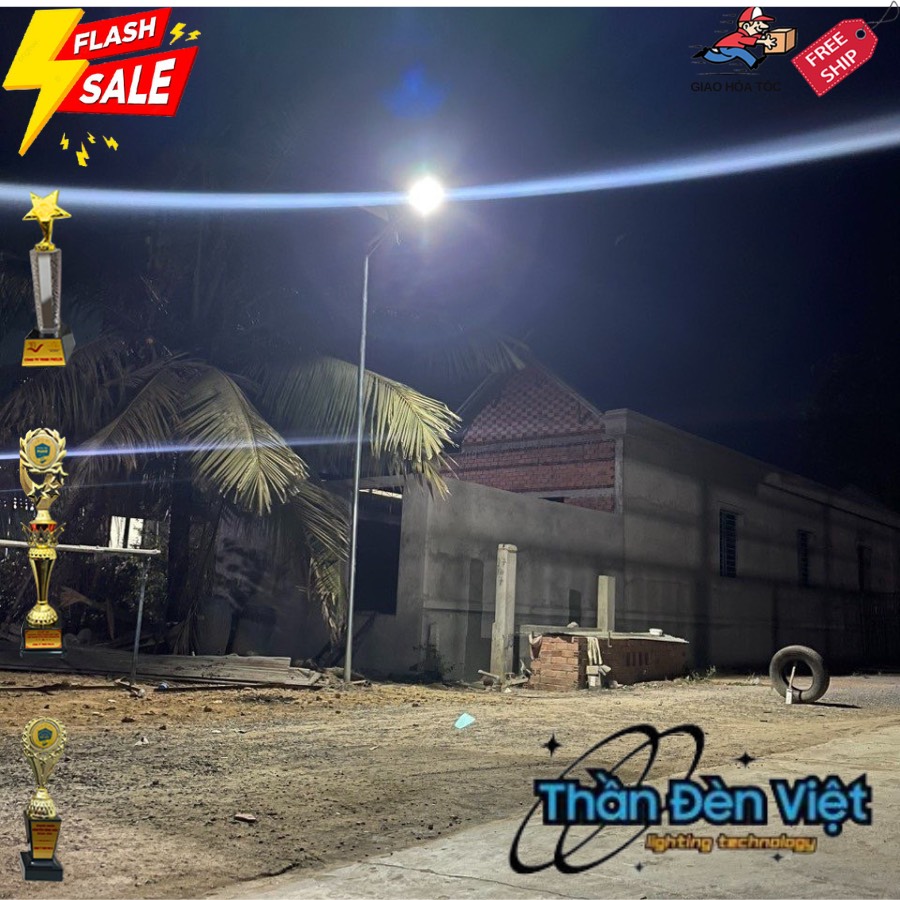 Đèn đường năng lượng mặt trời 200W
