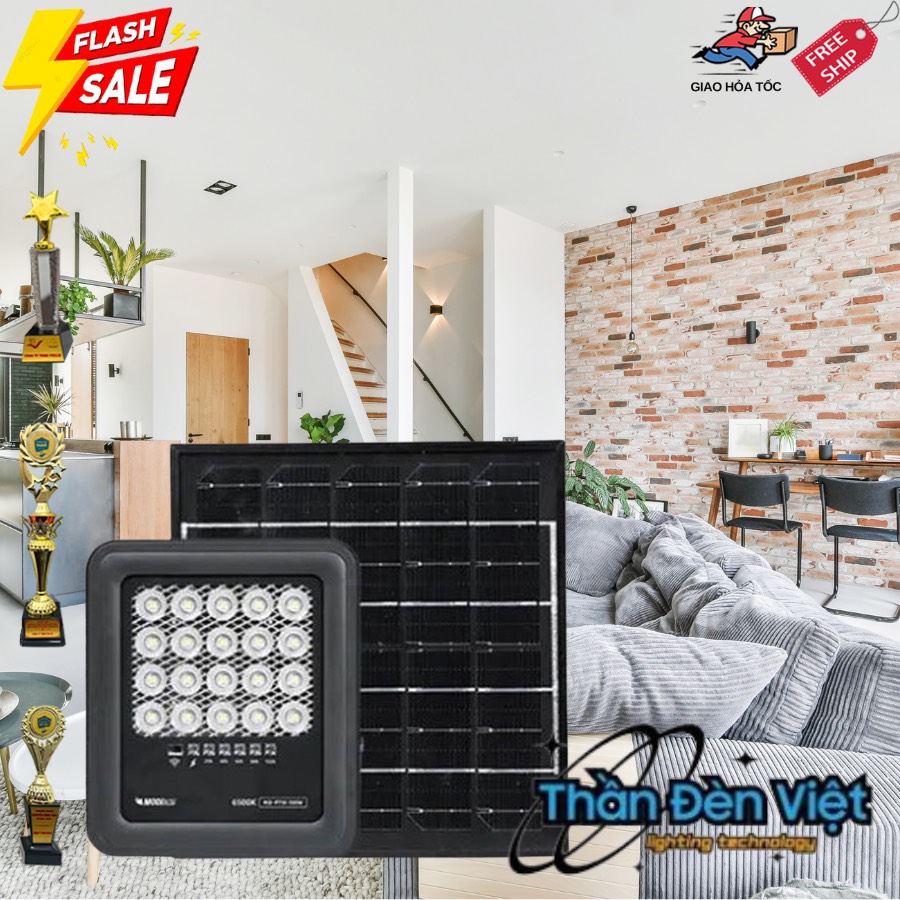 Bóng đèn năng lượng mặt trời trong nhà 100W